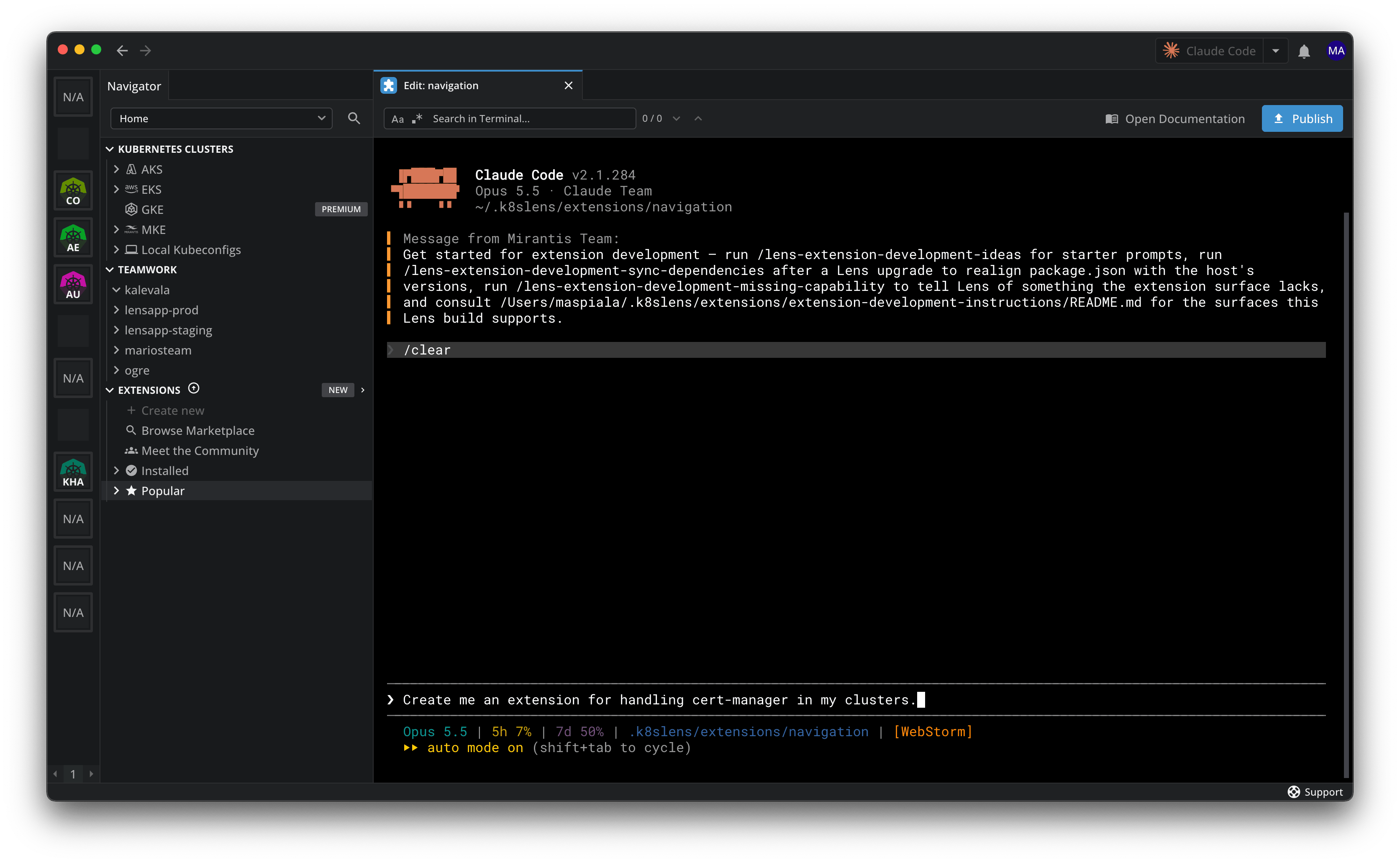 extension-development