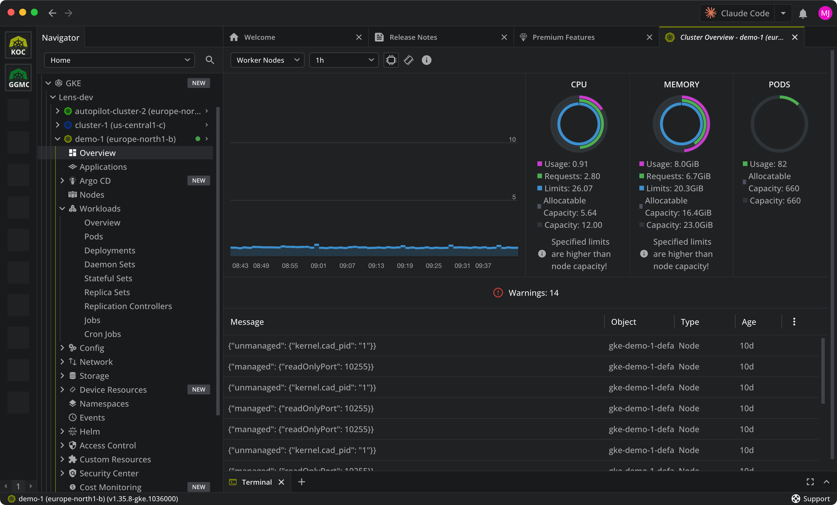 gke-cluster-overview